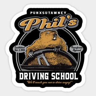 Punxsutawney Phil's Driving School Sticker